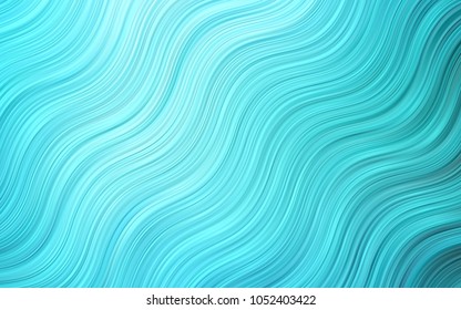 Light BLUE vector background with lamp shapes. A vague circumflex abstract illustration with gradient. A completely new template for your business design.