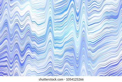 Light BLUE vector background with lamp shapes. A vague circumflex abstract illustration with gradient. Textured wave pattern for backgrounds.