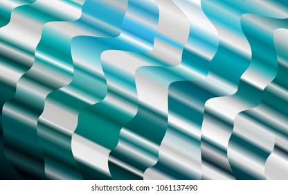 Light BLUE vector background with lamp shapes. A sample with blurred bubble shapes. A completely new template for your business design.