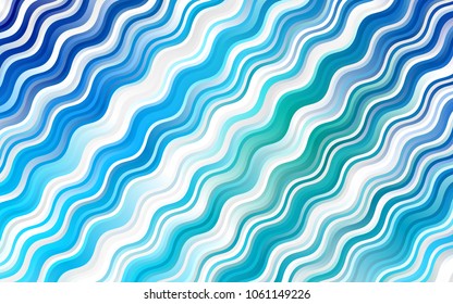 Light BLUE vector background with lamp shapes. A completely new color illustration in marble style. A completely new marble design for your business.