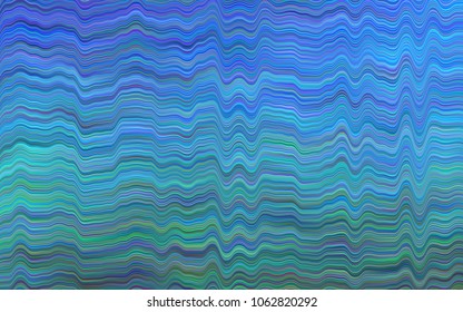 Light BLUE vector background with lamp shapes. A vague circumflex abstract illustration with gradient. Textured wave pattern for backgrounds.