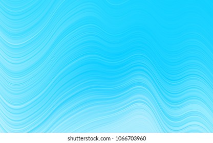 Light BLUE vector background with lamp shapes. Glitter abstract illustration with wry lines. Brand-new design for your ads, poster, banner.