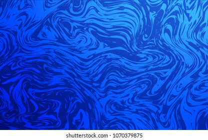 Light BLUE vector background with lamp shapes. A vague circumflex abstract illustration with gradient. A new texture for your  ad, booklets, leaflets.