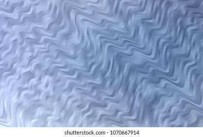 Light BLUE vector background with lamp shapes. Colorful abstract illustration with gradient lines. The template for cell phone backgrounds.