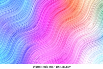 Light BLUE vector background with lamp shapes. A sample with blurred bubble shapes. Brand-new design for your ads, poster, banner.