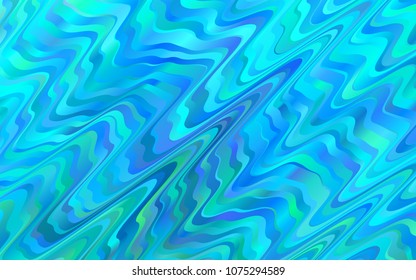 Light BLUE vector background with lamp shapes. A sample with blurred bubble shapes. Pattern for your business design.