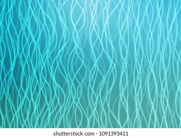 Light BLUE vector background with lamp shapes. A sample with blurred bubble shapes. Pattern for your business design.