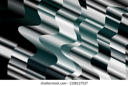 Light BLUE vector background with lamp shapes. Colorful abstract illustration with gradient lines. New composition for your brand book.