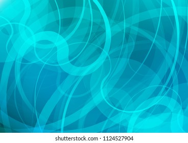 Light BLUE vector background with lamp shapes. A completely new color illustration in marble style. New composition for your brand book.
