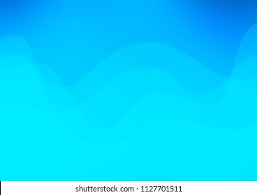 Light BLUE vector background with lamp shapes. An elegant bright illustration with gradient. The elegant pattern for brand book.