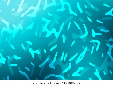 Light BLUE vector background with lamp shapes. Creative illustration in halftone marble style with gradient. Marble style for your business design.