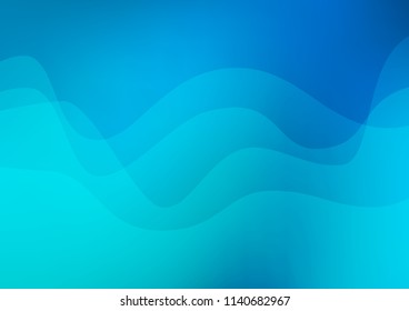 Light BLUE vector background with lamp shapes. A vague circumflex abstract illustration with gradient. The best blurred design for your business.