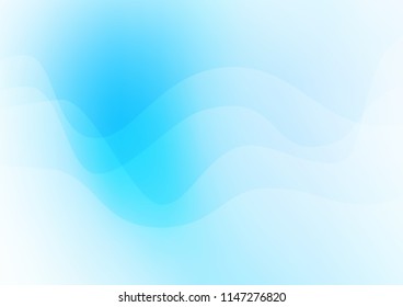 Light BLUE vector background with lamp shapes. Colorful illustration in abstract marble style with gradient. Pattern for your business design.