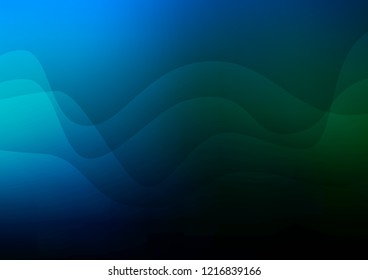 Light BLUE vector background with lamp shapes. Shining crooked illustration in marble style. A new texture for your  ad, booklets, leaflets.