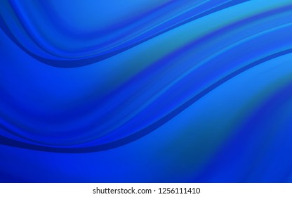 Light BLUE vector background with lamp shapes. Modern gradient abstract illustration with bandy lines. Brand new design for your ads, poster, banner.