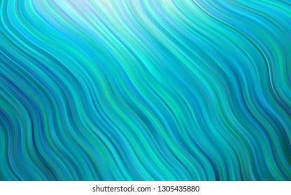 Light BLUE vector background with lamp shapes. An elegant bright illustration with gradient. A completely new marble design for your business.