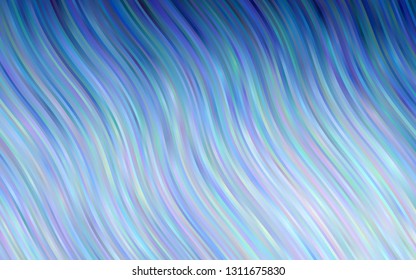 Light BLUE vector background with lamp shapes. Colorful illustration in abstract marble style with gradient. A completely new template for your business design.