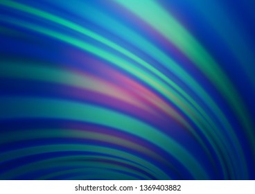 Light BLUE vector background with lamp shapes. Blurred geometric sample with gradient bubbles.  A new texture for your  ad, booklets, leaflets.