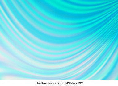 Light BLUE vector background with lamp shapes. An elegant bright illustration with gradient. A new texture for your  ad, booklets, leaflets.