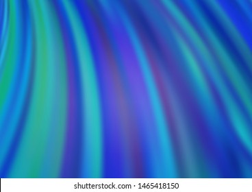 Light BLUE vector background with lamp shapes. Colorful abstract illustration with gradient lines. A completely new template for your business design.