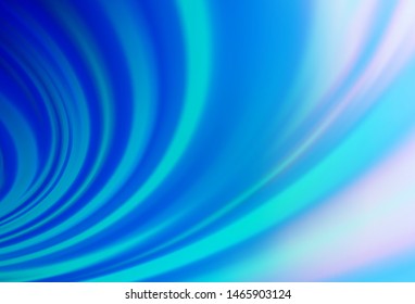 Light BLUE vector background with lamp shapes. Shining crooked illustration in marble style. Textured wave pattern for backgrounds.