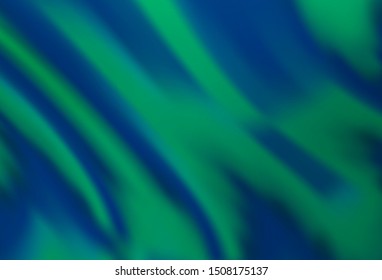 Light BLUE vector background with lamp shapes. Colorful illustration in abstract marble style with gradient. The elegant pattern for brand book.