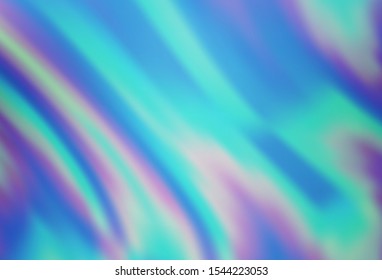 Light BLUE vector background with lamp shapes. A sample with blurred bubble shapes. Brand new design for your ads, poster, banner.