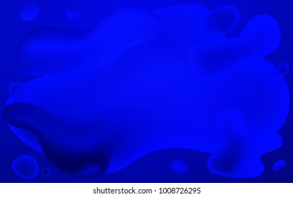Light BLUE vector background with lava shapes. Geometric illustration in memphis style with gradient.  The best blurred design for your business.