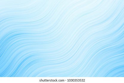 Light BLUE vector background with lava shapes. Colorful illustration in abstract marble style with gradient. The best blurred design for your business.