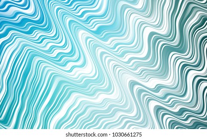 Light BLUE vector background with lava shapes. Colorful abstract illustration with gradient lines. Brand-new design for your ads, poster, banner.