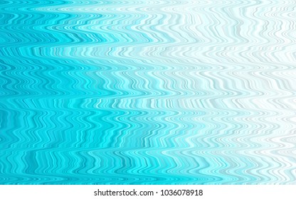 Light BLUE vector background with lava shapes. Modern gradient abstract illustration with bandy lines. The best blurred design for your business.
