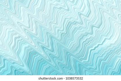 Light BLUE vector background with lava shapes. Creative illustration in halftone marble style with gradient. Pattern for your business design.