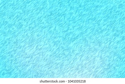 Light BLUE vector background with lava shapes. Shining illustration, which consist of blurred lines, circles. The template for cell phone backgrounds.