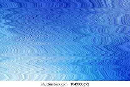 Light BLUE vector background with lava shapes. Shining illustration, which consist of blurred lines, circles. Pattern for your business design.