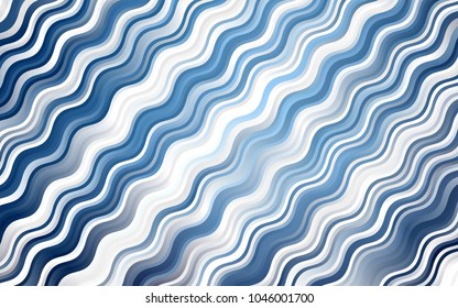 Light BLUE vector background with lava shapes. An elegant bright illustration with gradient. A new texture for your  ad, booklets, leaflets.