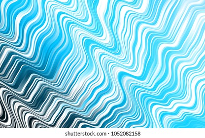 Light BLUE vector background with lava shapes. Creative illustration in halftone marble style with gradient. Pattern for your business design.