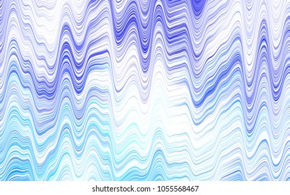 Light BLUE vector background with lava shapes. A completely new color illustration in marble style. Brand-new design for your ads, poster, banner.