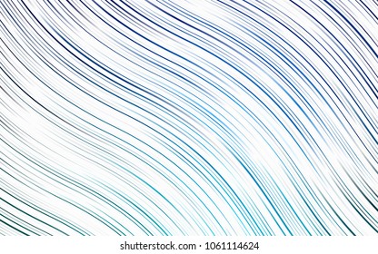 Light BLUE vector background with lava shapes. Shining illustration, which consist of blurred lines, circles. A new texture for your  ad, booklets, leaflets.