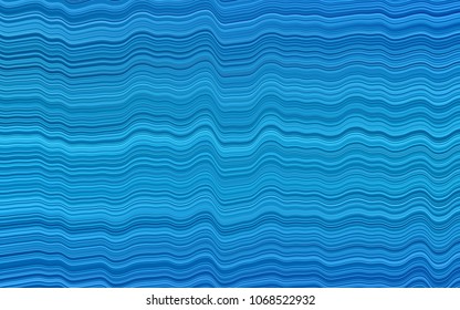 Light BLUE vector background with lava shapes. An elegant bright illustration with gradient. A new texture for your  ad, booklets, leaflets.
