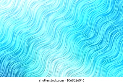 Light BLUE vector background with lava shapes. A sample with blurred bubble shapes. Brand-new design for your ads, poster, banner.