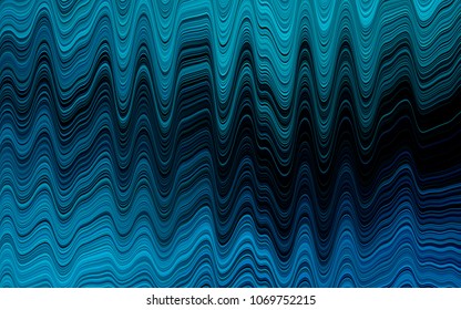 Light BLUE vector background with lava shapes. A sample with blurred bubble shapes. New composition for your brand book.