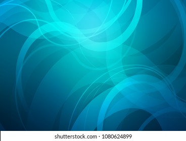 Light BLUE vector background with lava shapes. Creative illustration in halftone marble style with gradient. Textured wave pattern for backgrounds.