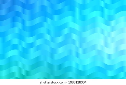 Light BLUE vector background with lava shapes. Creative illustration in halftone marble style with gradient. New composition for your brand book.