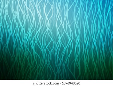 Light BLUE vector background with lava shapes. A sample with blurred bubble shapes. Brand new design for your ads, poster, banner.