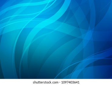 Light BLUE vector background with lava shapes. Geometric illustration in marble style with gradient.  Textured wave pattern for backgrounds.