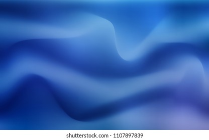 Light BLUE vector background with lava shapes. Glitter abstract illustration with wry lines. The elegant pattern for brand book.