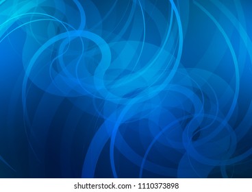 Light BLUE vector background with lava shapes. A completely new color illustration in marble style. A completely new marble design for your business.