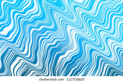 Light BLUE vector background with lava shapes. A sample with blurred bubble shapes. New composition for your brand book.