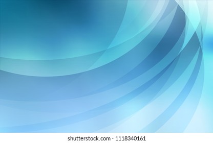 Light BLUE vector background with lava shapes. A vague circumflex abstract illustration with gradient. Pattern for your business design.