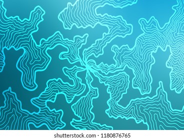 Light BLUE vector background with lava shapes. Creative geometric illustration in marble style with gradient. Marble design for your web site.